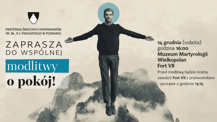 The Blessed Pier Giorgio Frassati Fraternity of Poland gathered to pray for peace